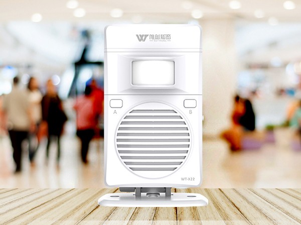 WiFi Motion Sensor Audio Player for Chain Store Welcome Doorbell and POS Advertising